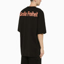032c Oversized Black T Shirt - Balardi