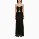 Costarellos Brigitta Black Long Dress - Balardi