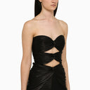 Costarellos Brigitta Black Long Dress - Balardi