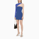 David Koma Blue One Shoulder Dress - Balardi