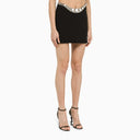 David Koma Black Jewelled Miniskirt - Balardi