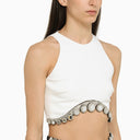 David Koma White Jewel Top - Balardi
