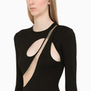 David Koma Black Bodysuit With Cut Out - Balardi