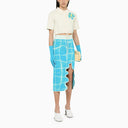 Ph5 Bonnie Skirt In Aqua Coloured Jersey - Balardi