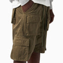 1989 Studio Drop Shorts Military Green