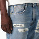 1989 Studio Straight Denim Jeans With Tape Details