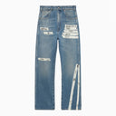 1989 Studio Straight Denim Jeans With Tape Details