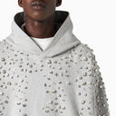 1989 Studio Crystals Embroidered Sweatshirt Oatmeal Grey