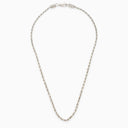 Emanuele Bicocchi 925 Sterling Silver Rope Chain Necklace