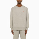Autry Grey Melange Jersey Crew Neck Sweatshirt