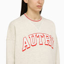 Autry Melange Crewneck Sweatshirt With Logo