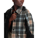 Maison Margiela Faux Fur Trimmed Cape Jacket