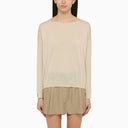 Roberto Collina Cream Coloured Wool Sweater