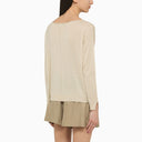 Roberto Collina Cream Coloured Wool Sweater