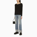 Roberto Collina Black Wool Sweater