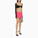 The Andamane Fuchsia Wrap Around Skirt - Balardi