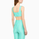 The Andamane Tiffany Short Top With Crystals - Balardi