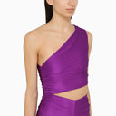 The Andamane Purple Symmetrical Close Fitting Jumpsuit