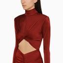 Il vestito midi rosso Andamane Kim