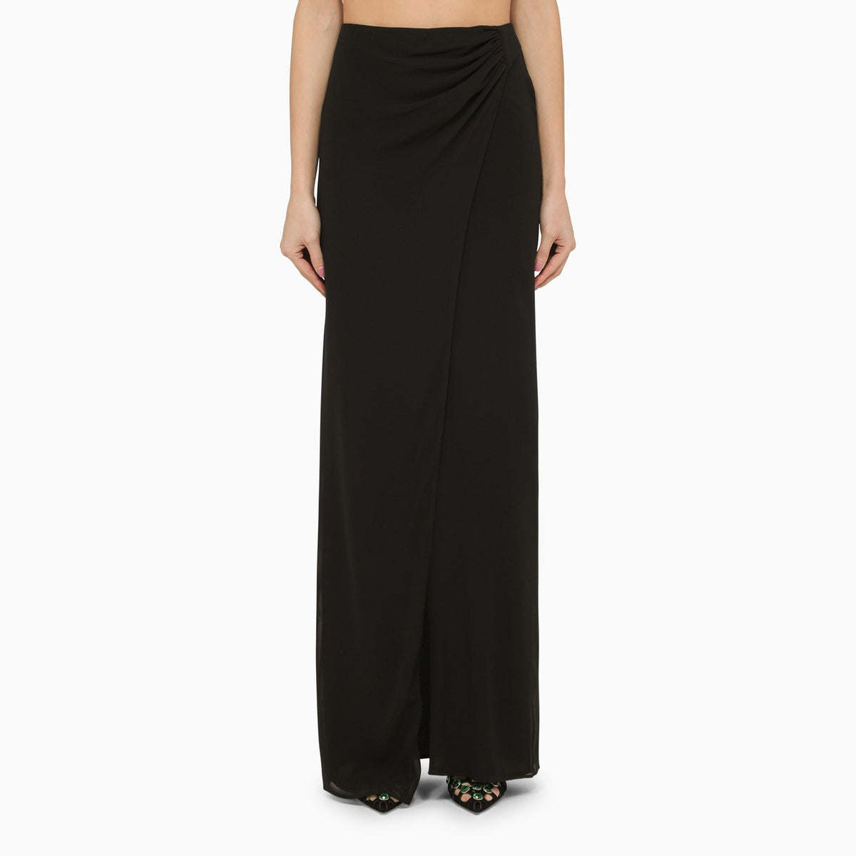 BALU LONG SKIRT - BLACK