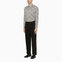 Camicia viscosa bianca/nera Pt Torino