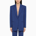 La giacca oversize blu elettrica di Andamane Guia