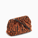 THEOIRè BIOS MEDIO Clutch con ricamo arancione