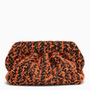 THEOIRè BIOS MEDIO Clutch con ricamo arancione