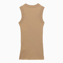 Sportmax Beige Cotton Tank Top