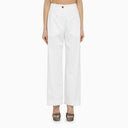 Patou White Structured Trousers