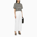 Patou White Structured Trousers