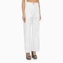 Patou White Structured Trousers