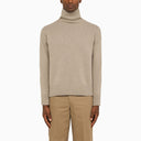 Ami Paris Taupe Taupe Wool Turtleneck