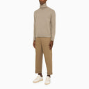 Ami Paris Taupe Taupe Wool Turtleneck