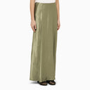 Vince Green Acetate Long Skirt