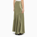 Vince Green Acetate Long Skirt
