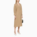 Vince Beige Cotton Chemisier - Balardi