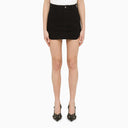 Wardrobe.Nyc Black Mini Skirt In Denim - Balardi