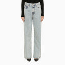 Guardaroba.nyc jeans fidanzato di denim blu