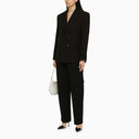 Guardaroba.nyc pantaloni larghi di lana nera