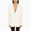 Guardaroba.nyc lana bianca oversize blazer