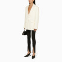 Guardaroba.nyc lana bianca oversize blazer