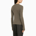 Our Legacy Grey Wool Crew Neck Pullover