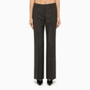 Nuestros pantalones de lana grises de lana.