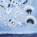 ETRO Multicolor de azul claro con estampado de seda