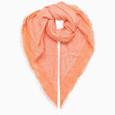 Etro Orange Cotton Blend Scarf