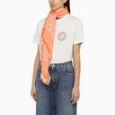 Etro Orange Cotton Blend Scarf