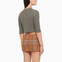 We11done Grey Cropped Cardigan - Balardi