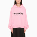We11done rosa sudadera con capucha