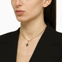 Collana a catena sottile Dolce & Gabbana con croce